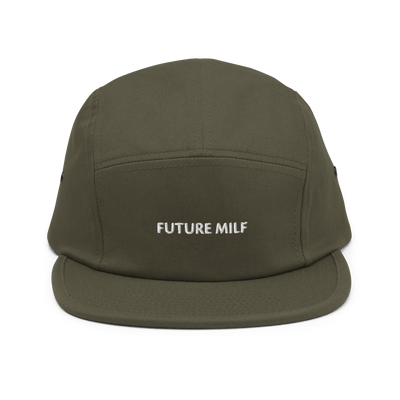 Future Milf Five Panel Cap - Olive - - Just Another Cap Store