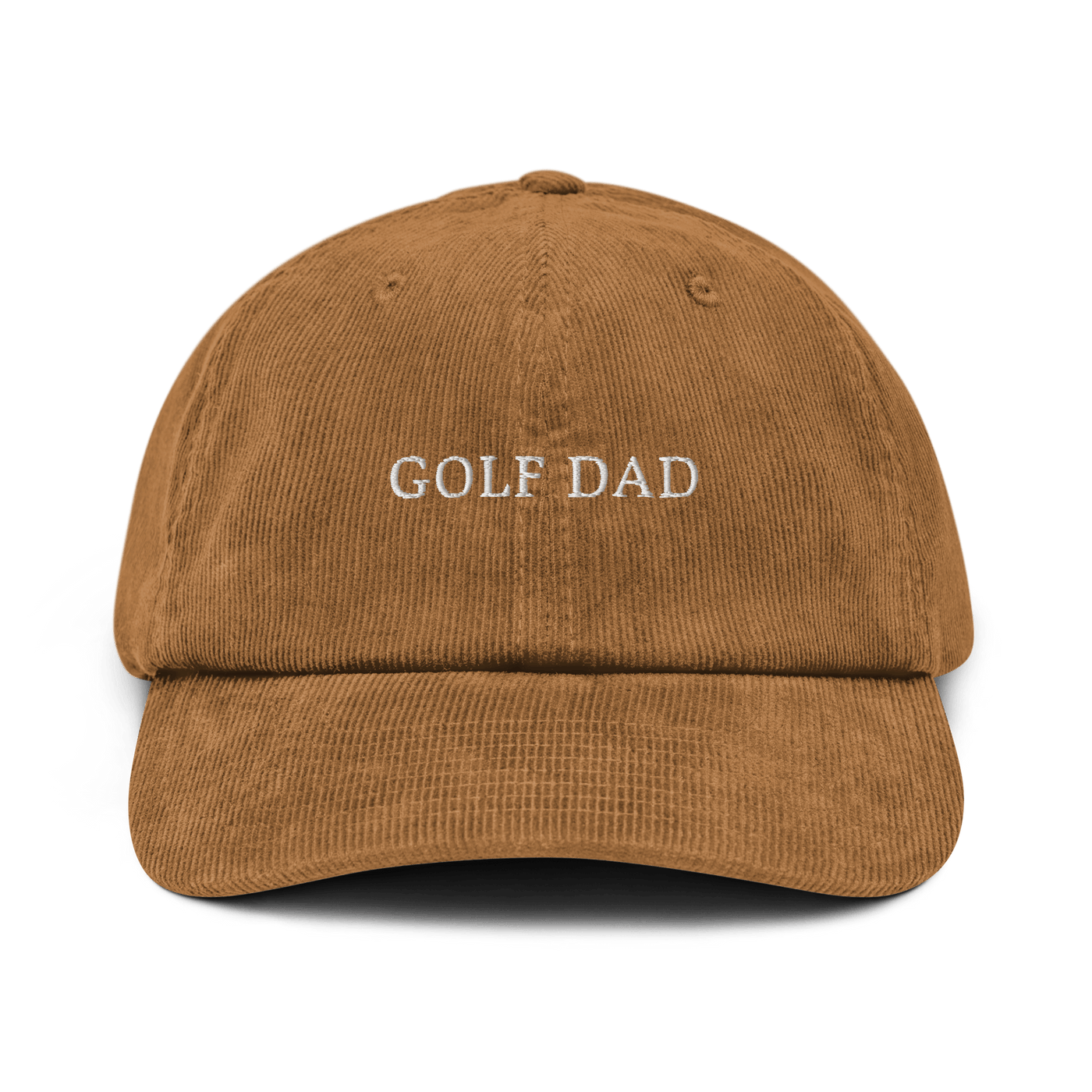 Golf Dad Corduroy hat - Camel - - Just Another Cap Store