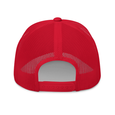 Golf Dad Trucker Cap - Red - - Just Another Cap Store