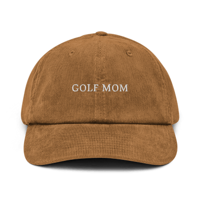 Golf Mom Corduroy hat - Camel - - Just Another Cap Store