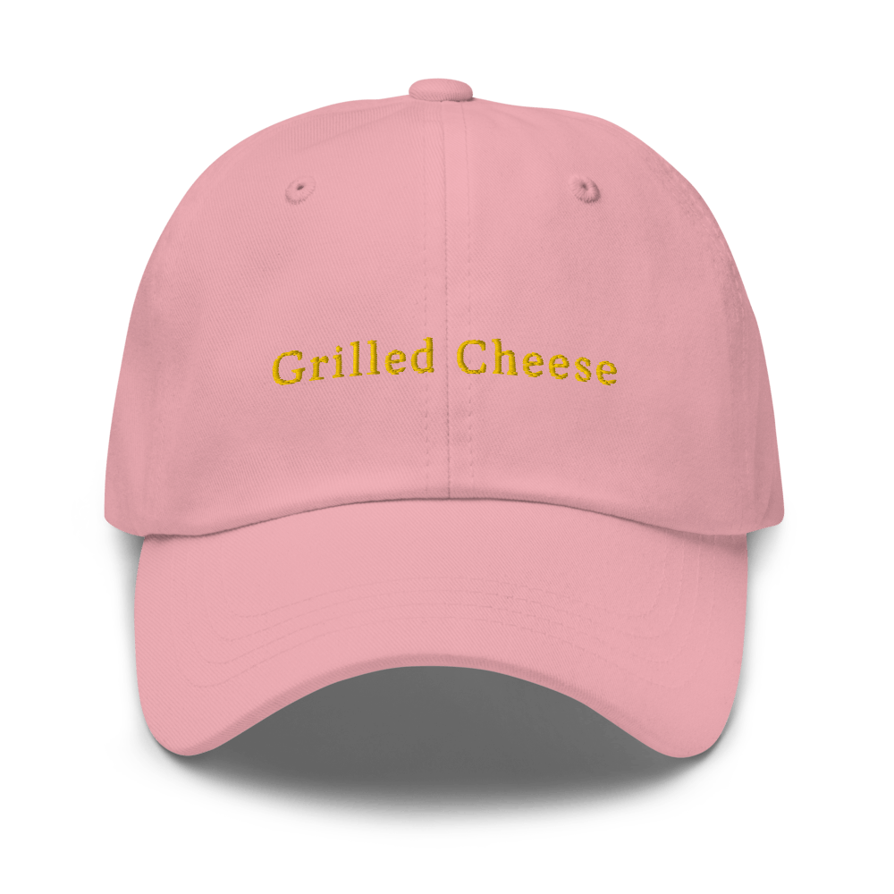 Grilled Cheese Dad hat - Pink - - Just Another Cap Store