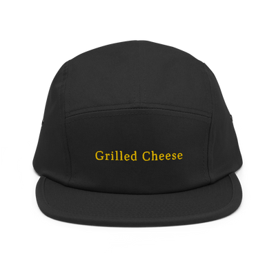Grilled Cheese Five Panel Hat - Black - - Just Another Cap Store