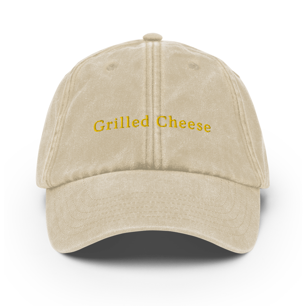 Grilled Cheese Vintage Hat - Vintage Stone - - Just Another Cap Store