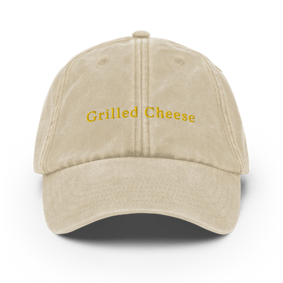Grilled Cheese Vintage Hat - Vintage Stone - - Just Another Cap Store