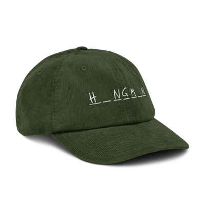 Hangman Corduroy hat - Dark Olive - - Just Another Cap Store