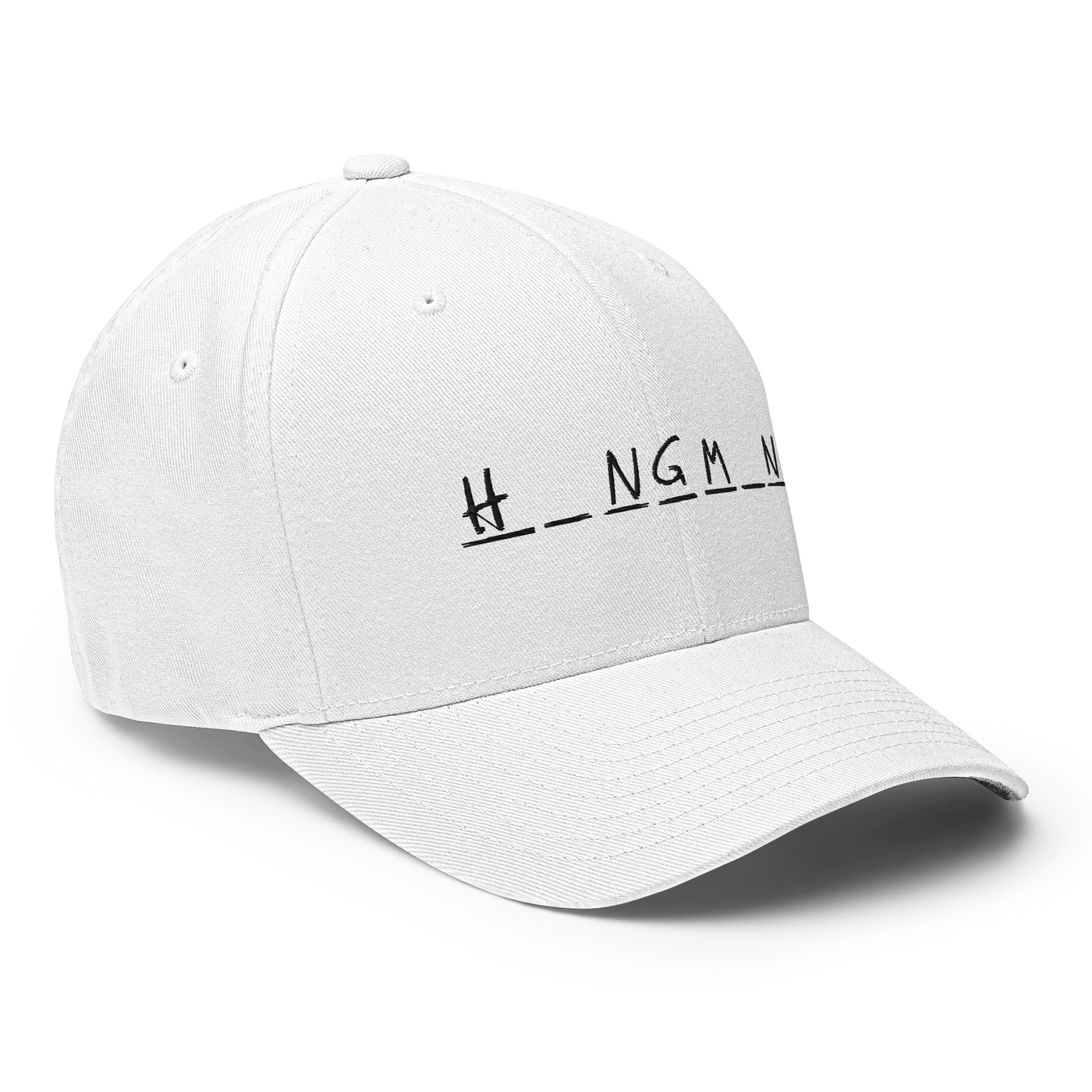 Hangman Flexfit Cap - White - S/M - Just Another Cap Store