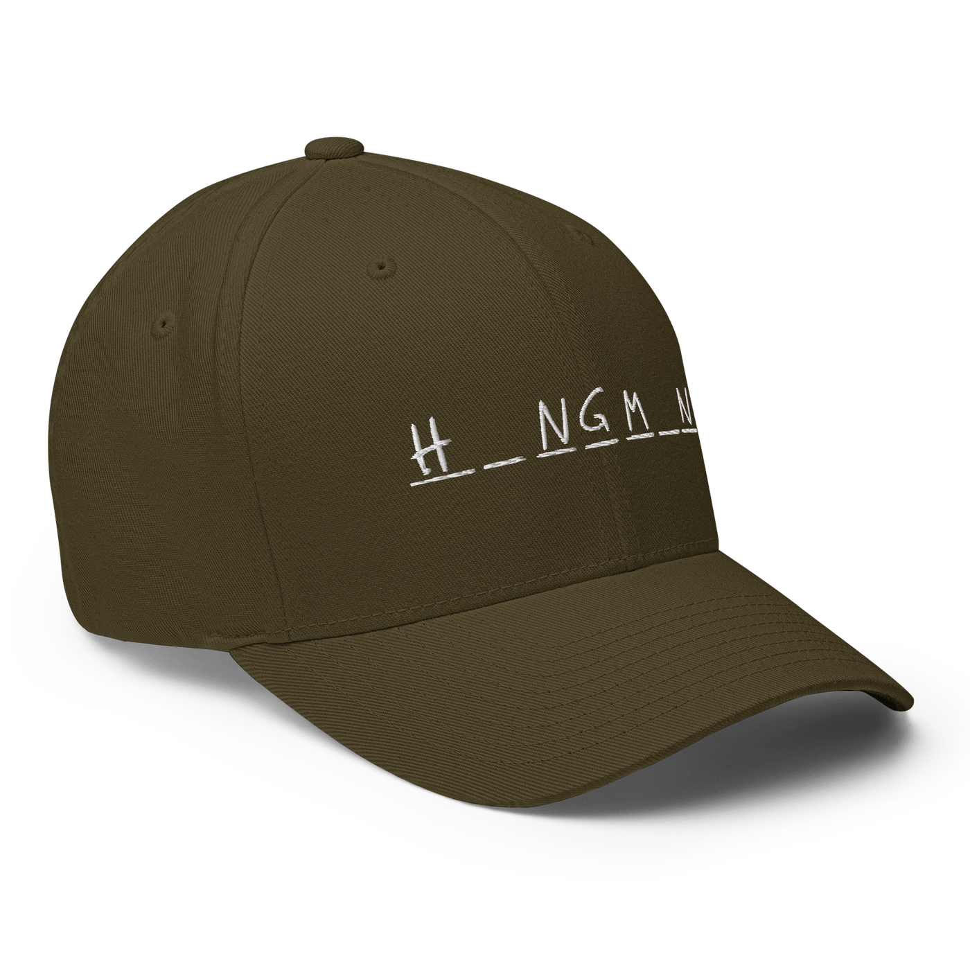 Hangman Flexfit Cap - Olive - S/M - Just Another Cap Store