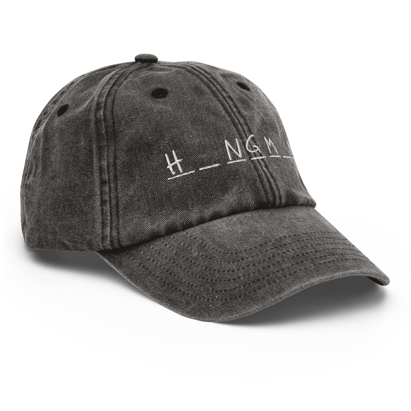 Hangman Vintage Hat - Vintage Black - - Just Another Cap Store
