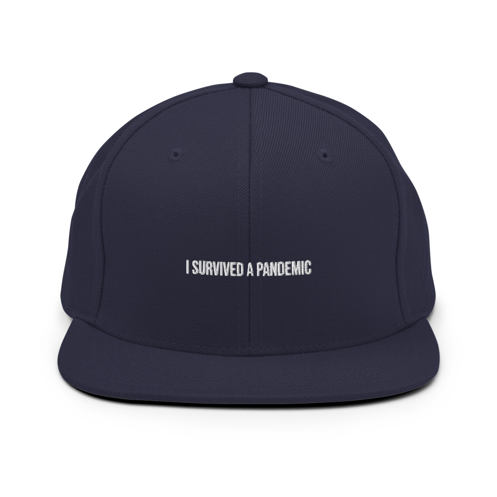 I survived a pandemic Snapback - Navy - - Just Another Cap Store