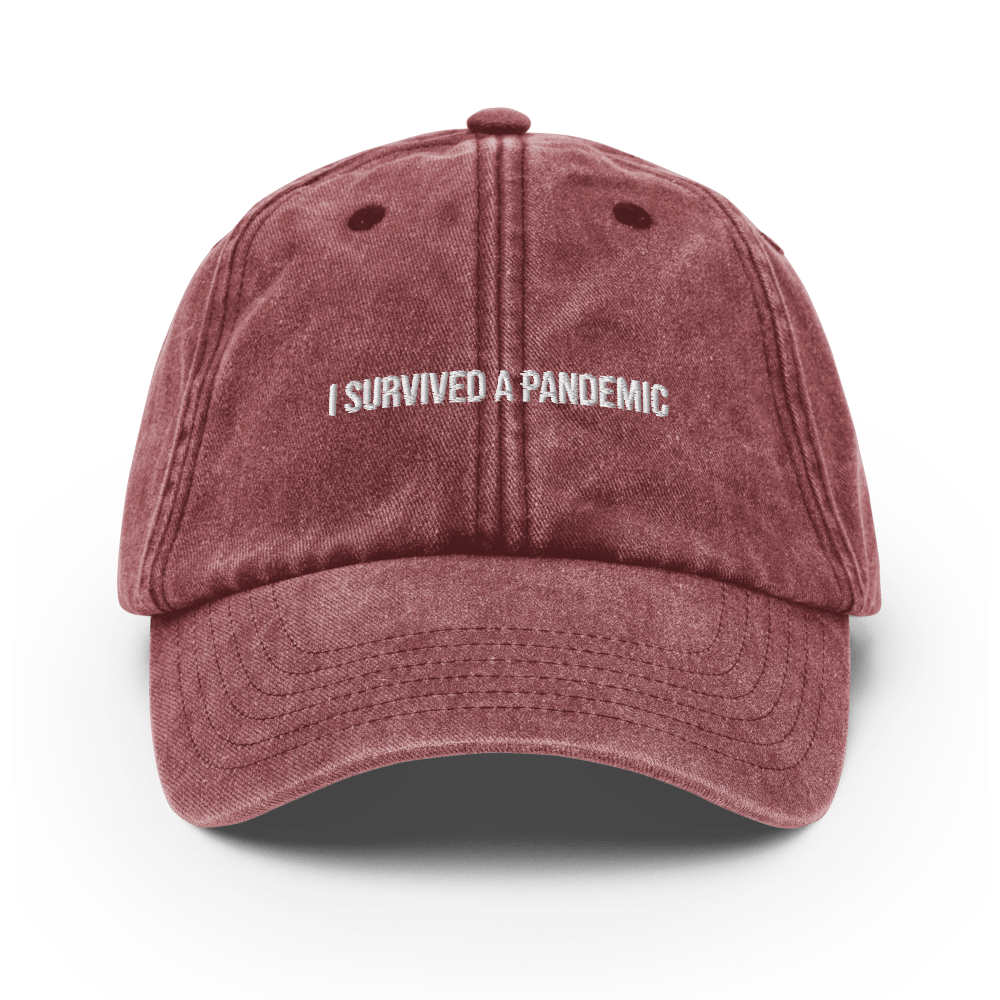 I survived a pandemic Vintage Hat