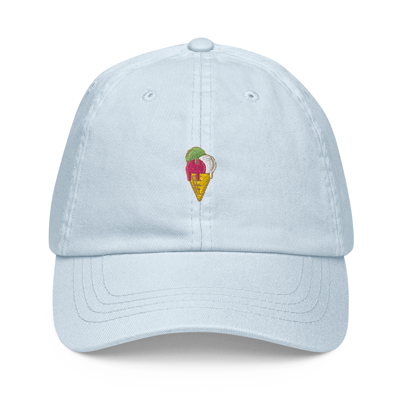 Ice Cream Cone Pastel hat - Pastel Blue - - Just Another Cap Store