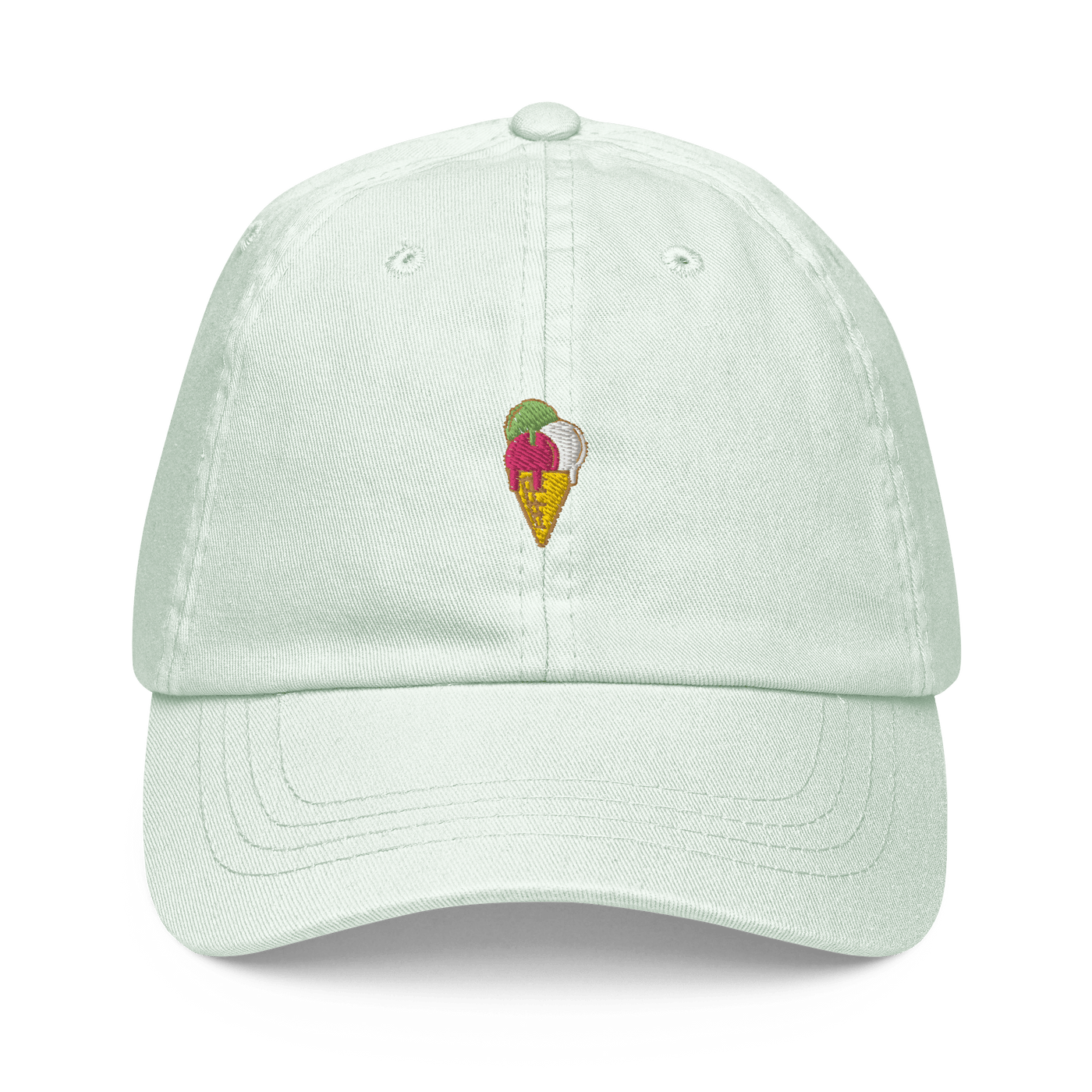 Ice Cream Cone Pastel hat - Pastel Mint - - Just Another Cap Store