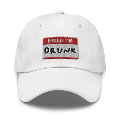 I'm Drunk Dad hat - White - - Just Another Cap Store