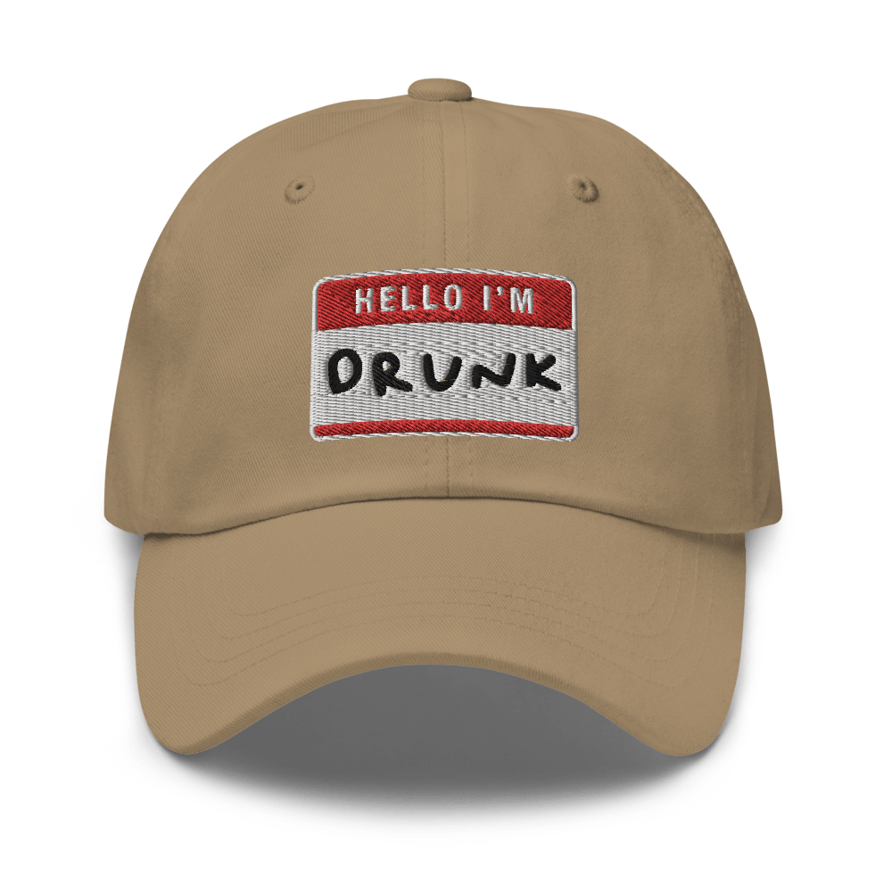 I'm Drunk Dad hat - Khaki - - Just Another Cap Store