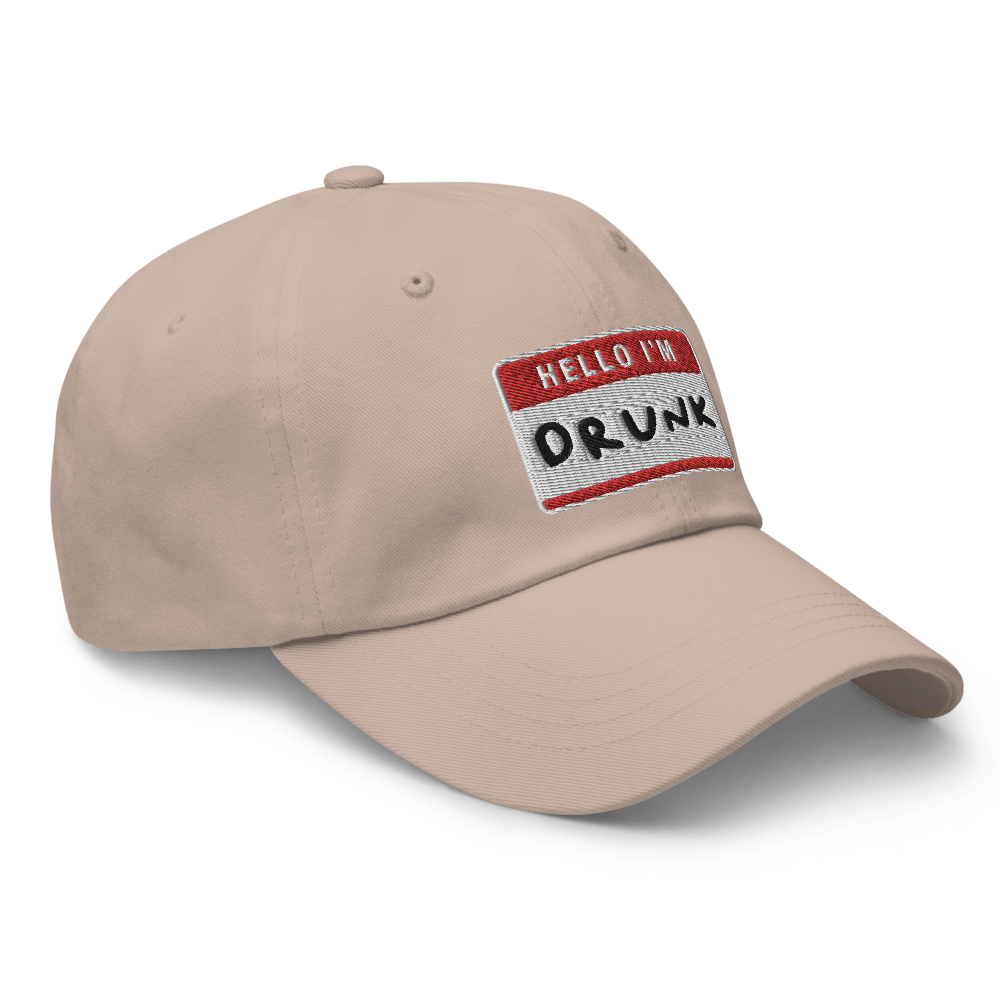 I'm Drunk Dad hat - Stone - - Just Another Cap Store