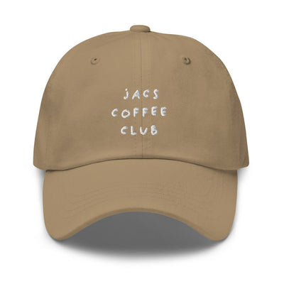 Jacs Coffee Club Dad hat - Khaki - - Just Another Cap Store