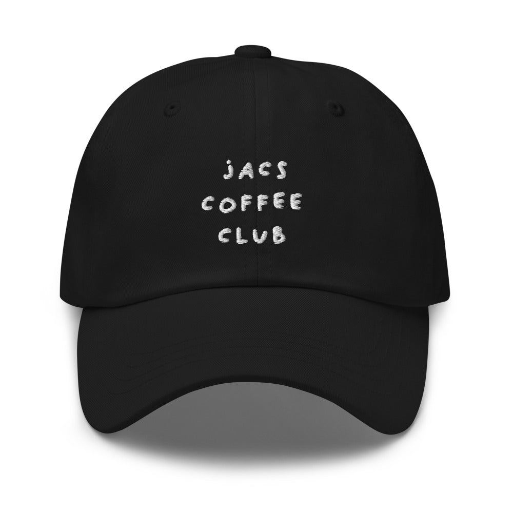 Jacs Coffee Club Dad hat - Black - - Just Another Cap Store