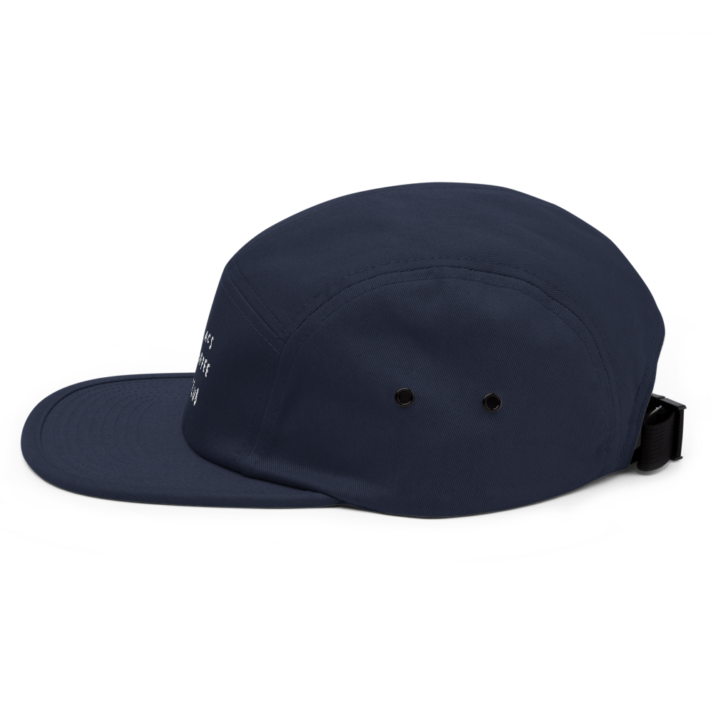 Jacs Coffee Club Five Panel Hat - Navy - - Just Another Cap Store