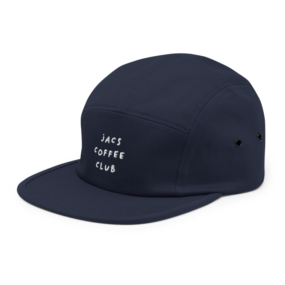 Jacs Coffee Club Five Panel Hat - Navy - - Just Another Cap Store