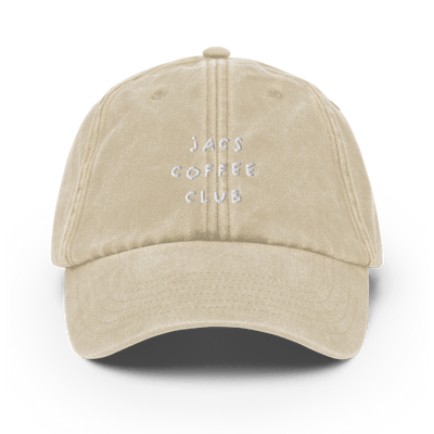 Jacs Coffee Club Vintage Hat - Vintage Stone - - Just Another Cap Store