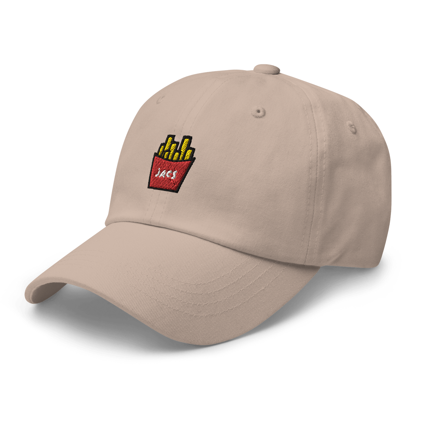 JACS Fries Dad hat - Stone - - Just Another Cap Store