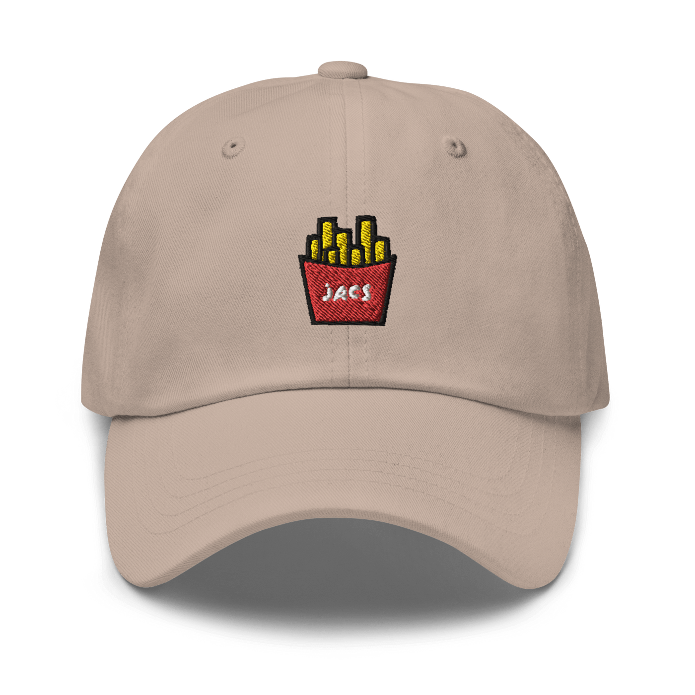 JACS Fries Dad hat - Khaki - - Just Another Cap Store