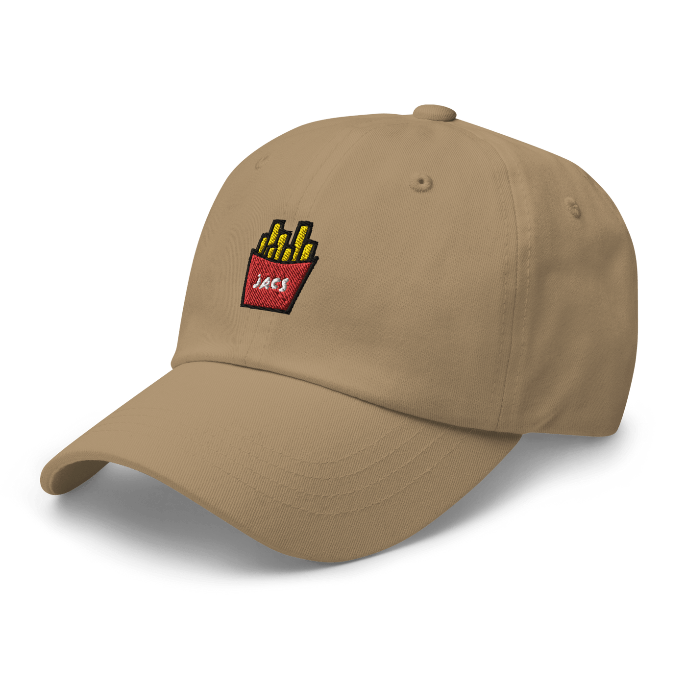 JACS Fries Dad hat - Khaki - - Just Another Cap Store
