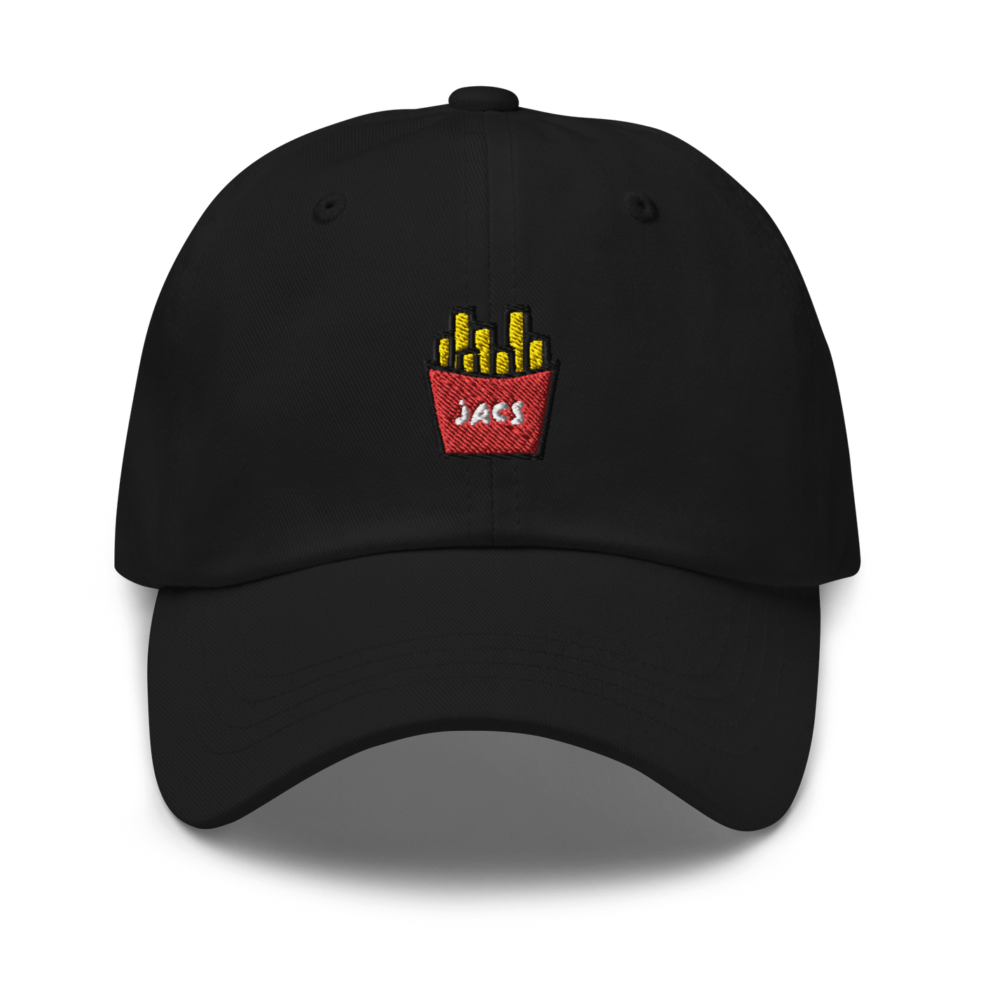 JACS Fries Dad hat - White - - Just Another Cap Store