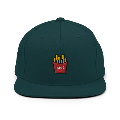 JACS Fries Snapback Hat - Navy - - Just Another Cap Store