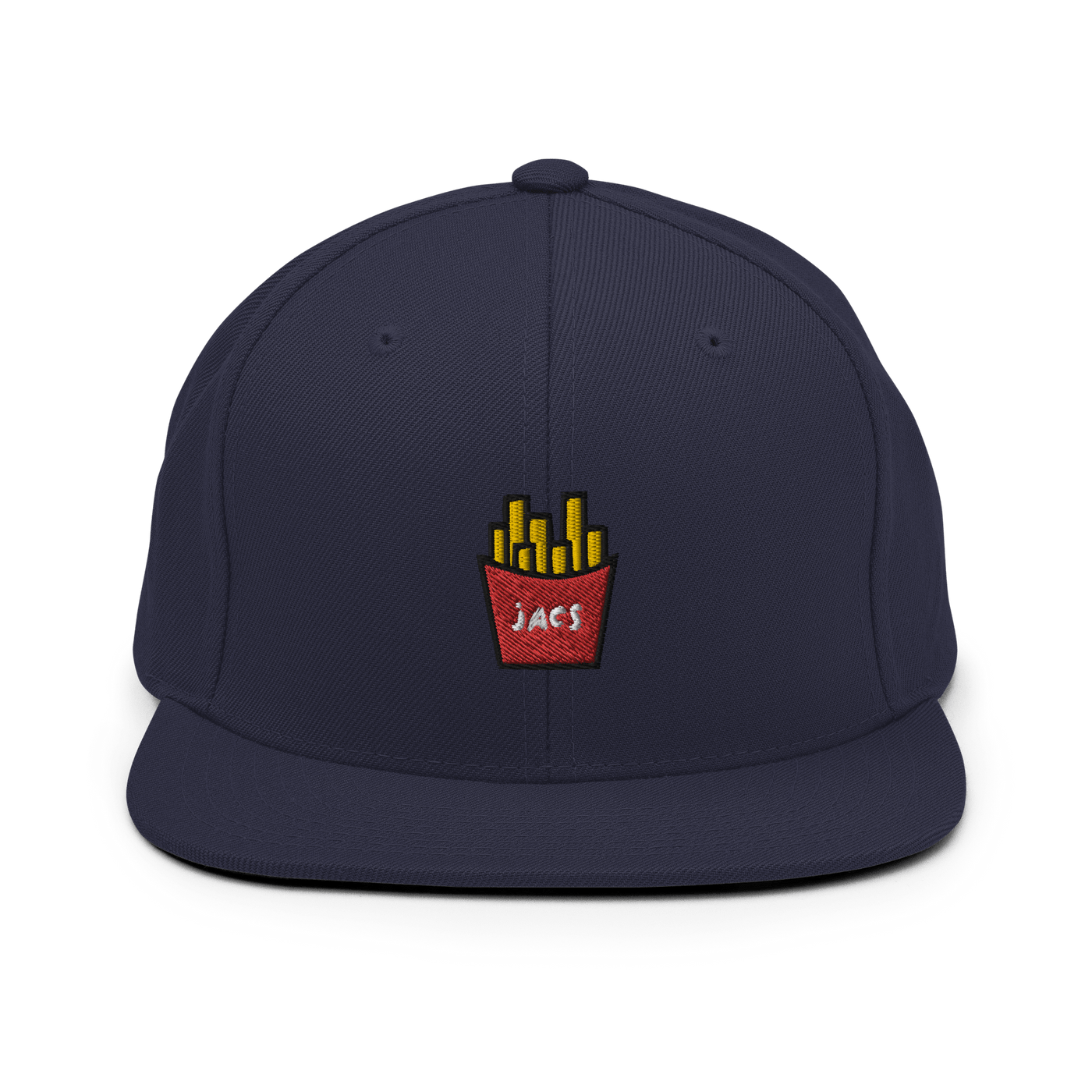 JACS Fries Snapback Hat - Maroon - - Just Another Cap Store