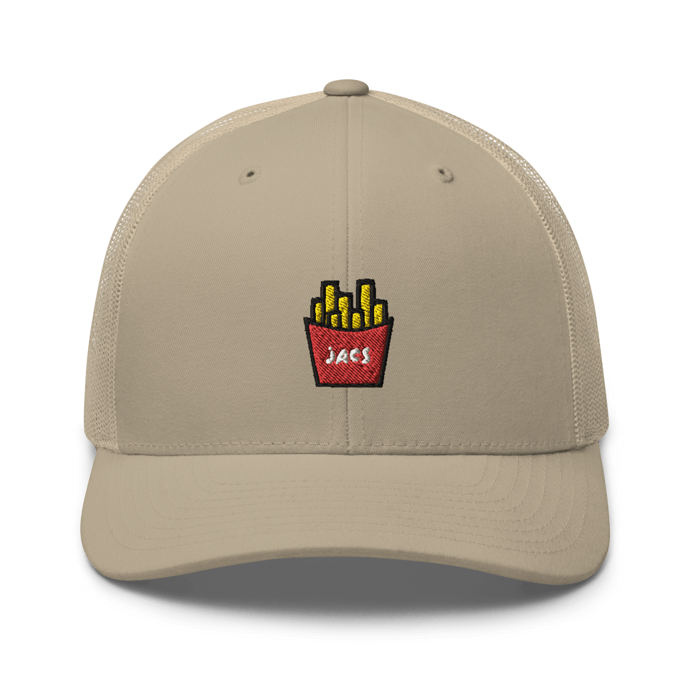 JACS Fries Trucker Cap - Red - - Just Another Cap Store