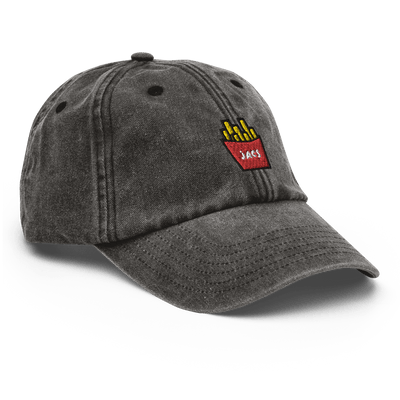JACS Fries Vintage Hat - Vintage Black - - Just Another Cap Store