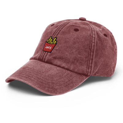 JACS Fries Vintage Hat - Vintage Red - - Just Another Cap Store