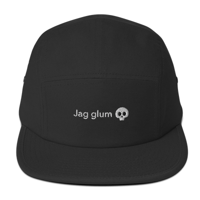 Jag glum Five Panel Hat - Black - - Just Another Cap Store