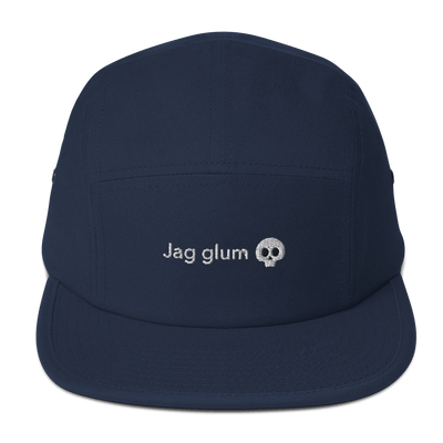 Jag glum Five Panel Hat - Navy - - Just Another Cap Store