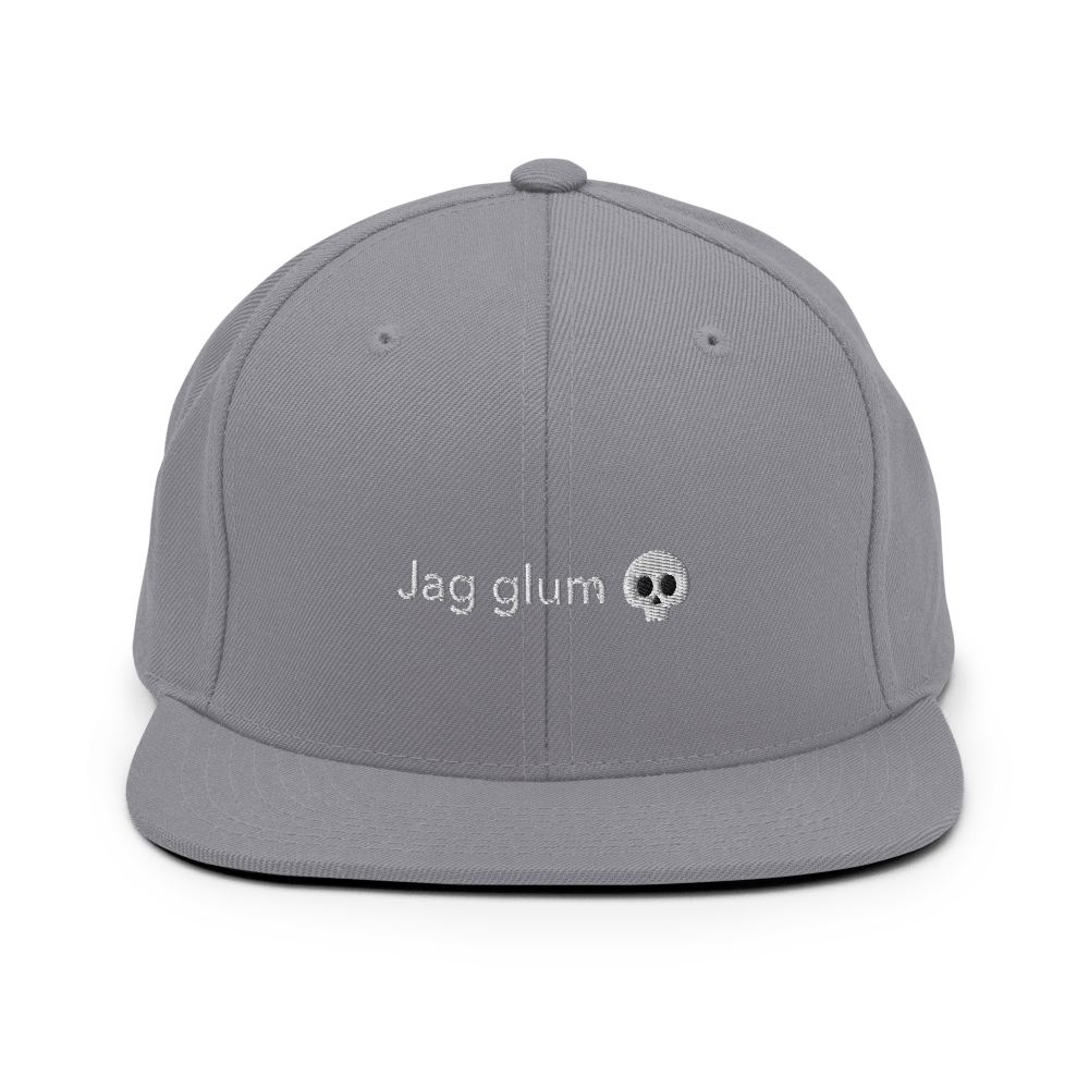 Jag glum Snapback - Silver - - Just Another Cap Store