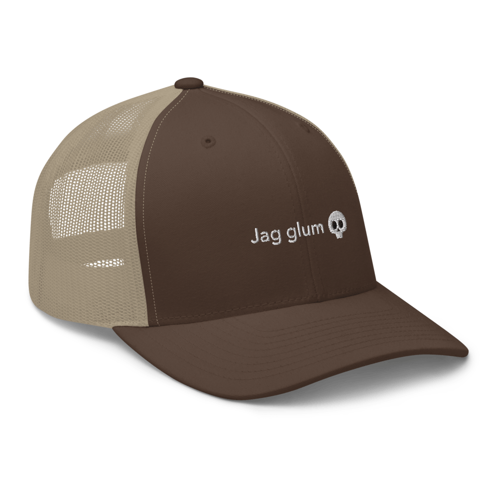 Jag glum Trucker Cap - Brown/ Khaki - - Just Another Cap Store