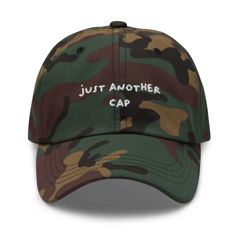 Just Another Dad hat - Green Camo - - Just Another Cap Store