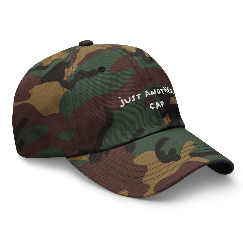 Just Another Dad hat - Green Camo - - Just Another Cap Store