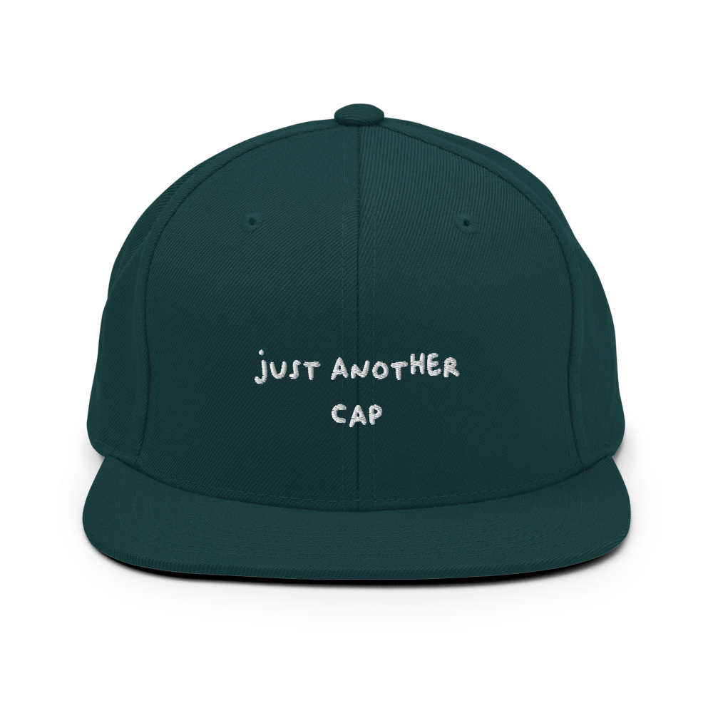 Just Another Snapback Hat - Spruce - - Just Another Cap Store