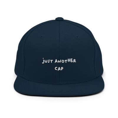 Just Another Snapback Hat - Dark Navy - - Just Another Cap Store