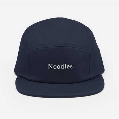 Noodles Five Panel Hat - Navy - - Just Another Cap Store