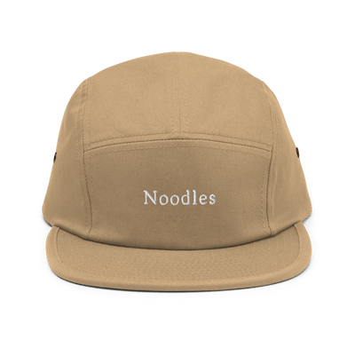 Noodles Five Panel Hat - Khaki - - Just Another Cap Store