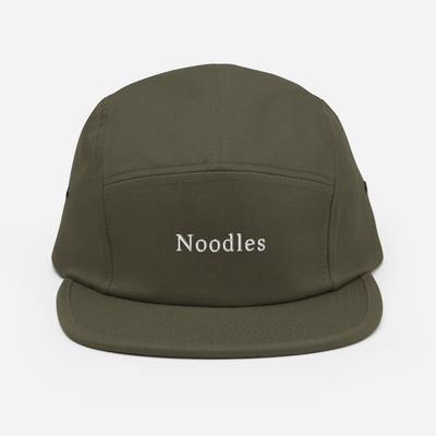 Noodles Five Panel Hat - Olive - - Just Another Cap Store
