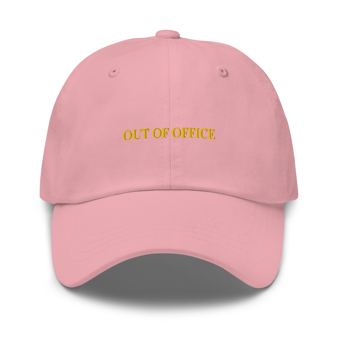 OUT OF OFFICE Dad hat - Pink - - Just Another Cap Store