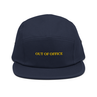 OUT OF OFFICE Five Panel Hat - Navy - - Just Another Cap Store