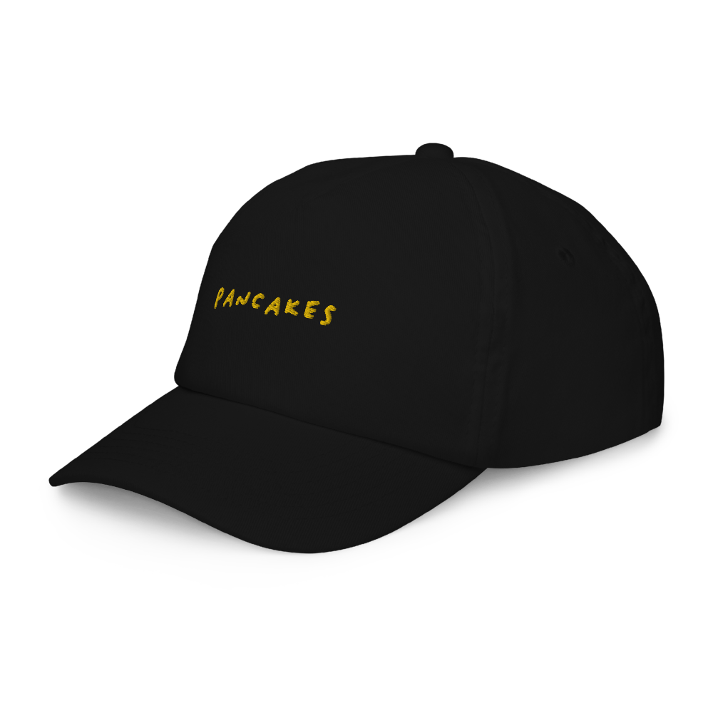 Pancakes Kids cap - Black - - Just Another Cap Store