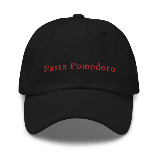 Pasta Pomodoro Dad hat - Black - - Just Another Cap Store