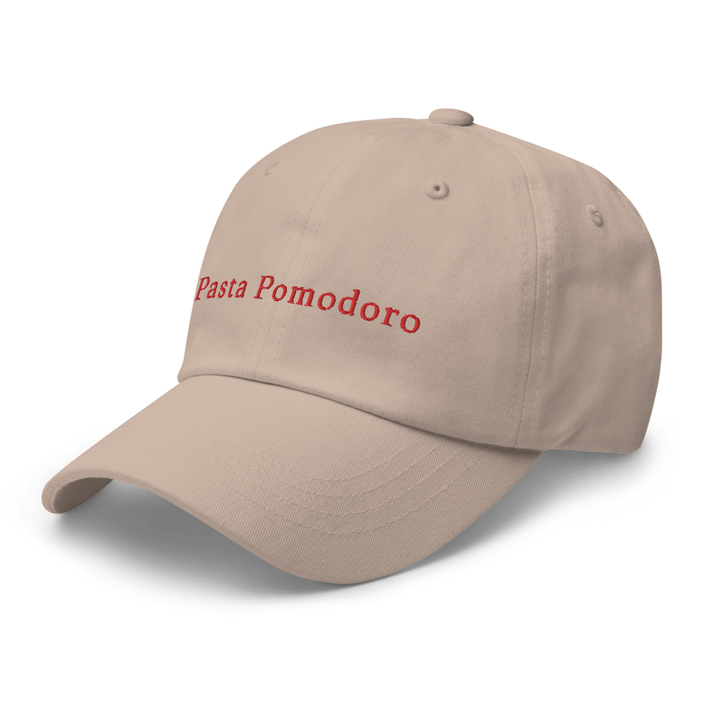 Pasta Pomodoro Dad hat - Stone - - Just Another Cap Store