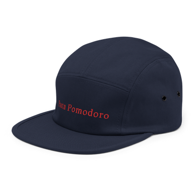 Pasta Pomodoro Five Panel Hat - Navy - - Just Another Cap Store